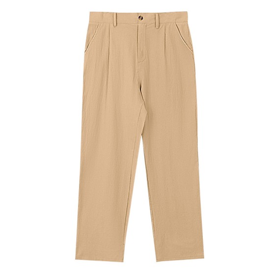 Modern Smart Casual Trousers | Tailored Fit Khaki Pants for Work & Weekend